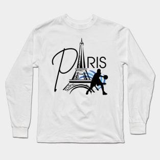 Paris Summer Games Basketball Long Sleeve T-Shirt